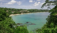 Beach View from Licorish Villa in Black rock Tobago