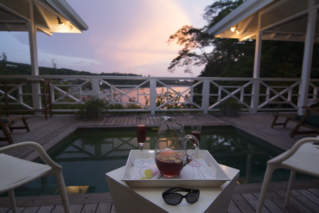 Licorish Villa in Tobago deck and pool