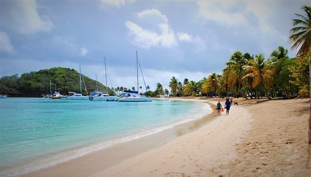 beach vacation in Tobago